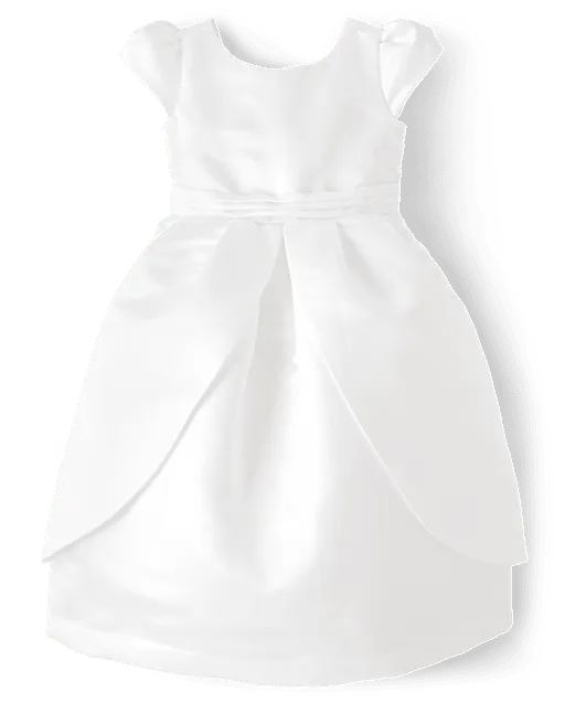 Girls Satin Dress - Special Occasions