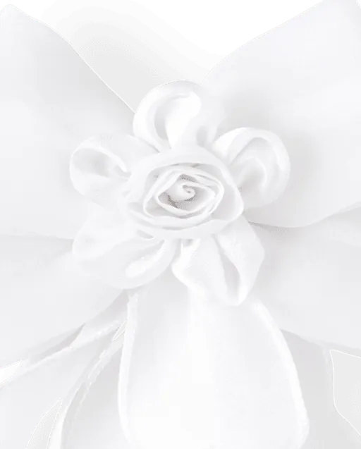 Girls Bow Ribbon Hair Clip - Special Occasions