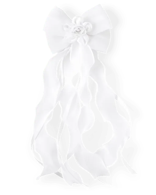 Girls Bow Ribbon Hair Clip - Special Occasions