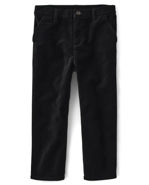 Boys Velvet Dress Pants - All Dressed Up
