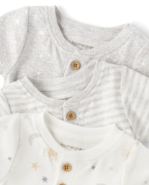 Baby Star Bodysuit 3-Pack