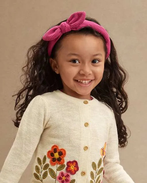 Girls Pumpkin 3-Piece Hair Set - Fall Celebrations