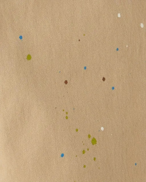 Kids Paint Splatter Relaxed Chino Pants - Campus Cuties