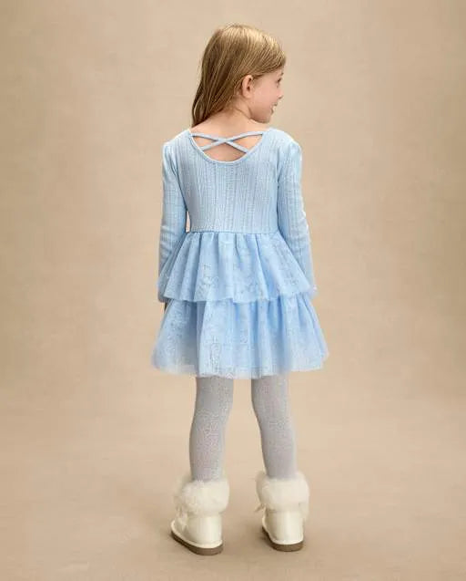 Girls Glitter Tiered Tutu Dress - On Pointe