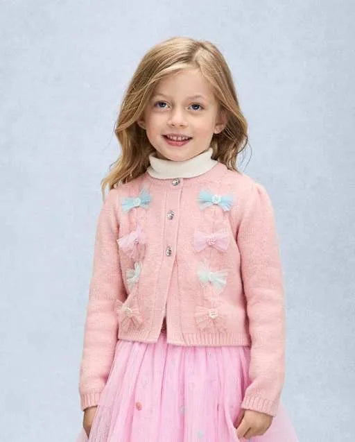 Girls Tulle Button Candy Cardigan - New York City Ballet by GYMBOREE