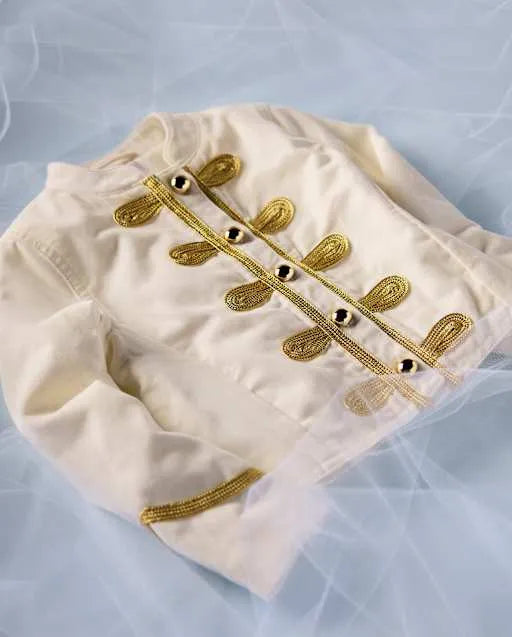 Girls Embroidered Velvet Band Jacket - New York City Ballet by GYMBOREE