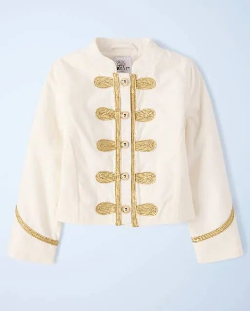 Girls Embroidered Velvet Band Jacket - New York City Ballet by GYMBOREE