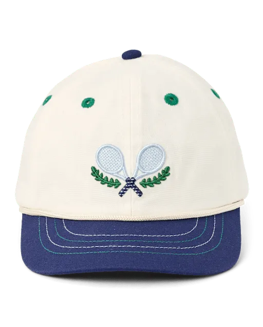 Boys Embroidered Tennis Baseball Hat - Club House