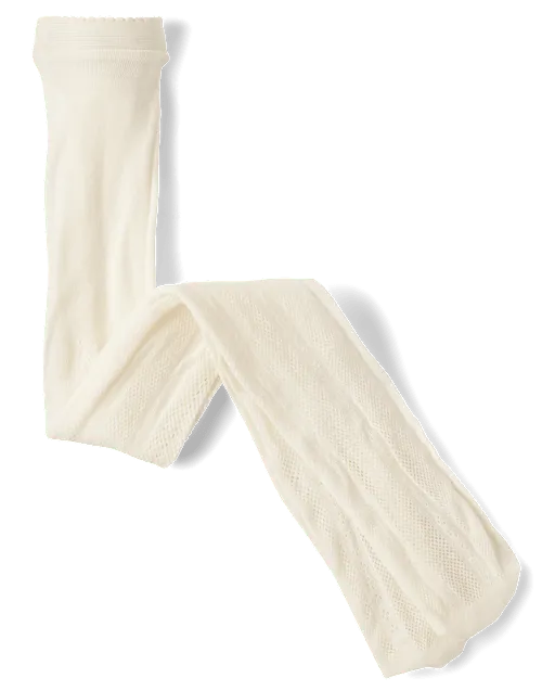 Girls Mesh Microfiber Tights - Petit Paris