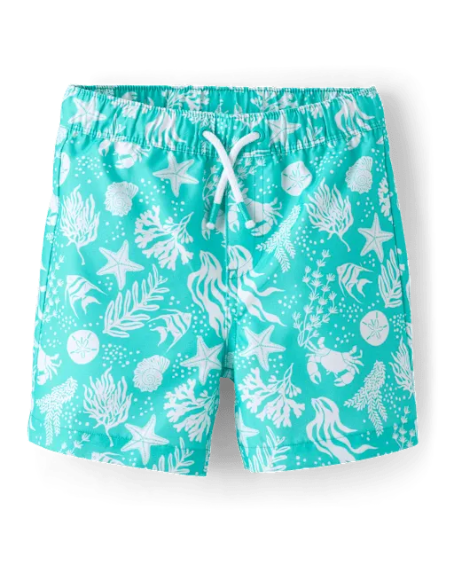 Boys Sea Creature Swim Trunks - Swim Shop