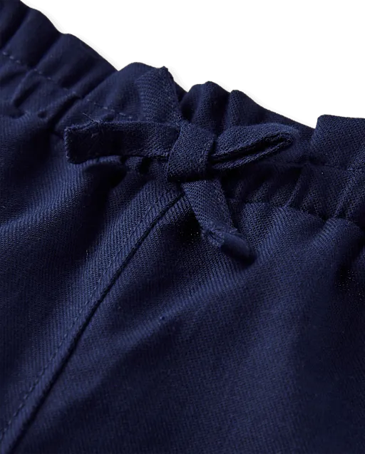 Girls Ruffle Pull On Shorts - Little Essentials