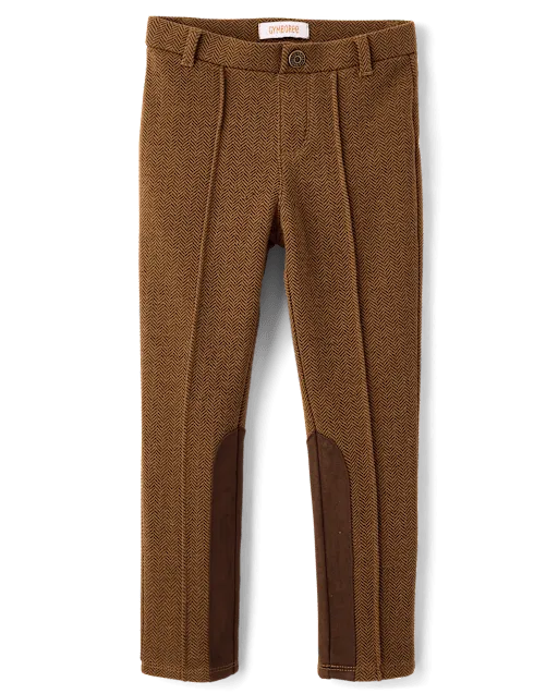 Girls Contrast Textured Jeggings - Countryside Manor