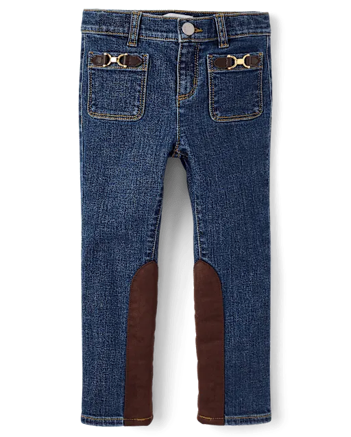 Girls Denim Riding Pants - Countryside Manor