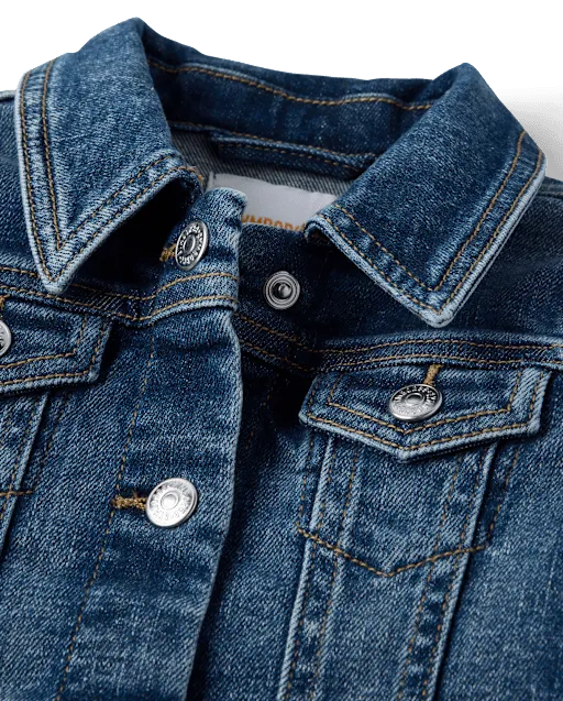 Girls Flutter Denim Jacket - Little Essentials