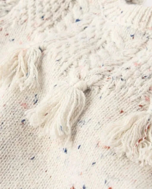 Girls Tassel Sweater - Blue Sky Mountain