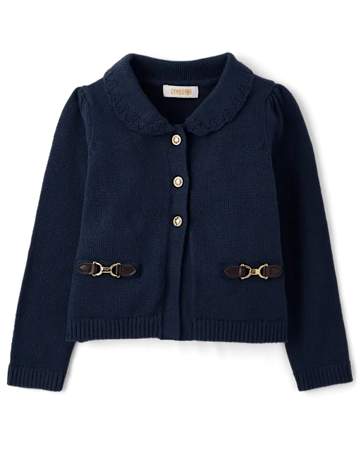Girls Peter Pan Cardigan - Countryside Manor
