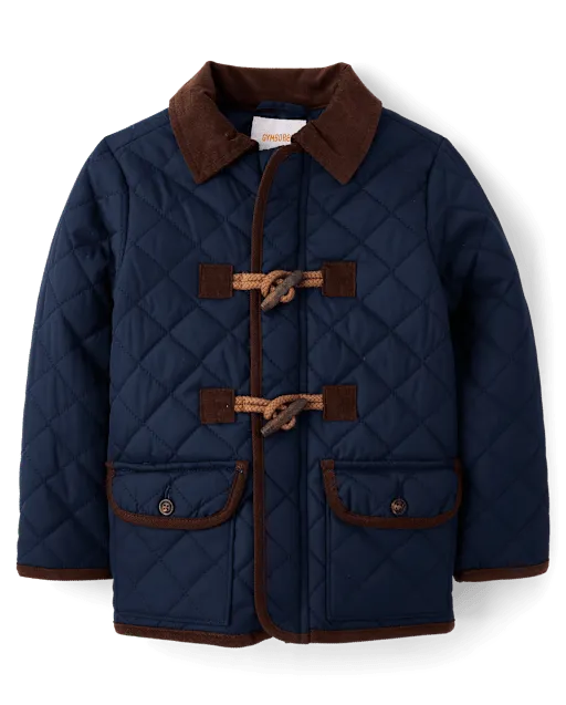 Boys Quilted Flannel Lined Jacket - Countryside Manor
