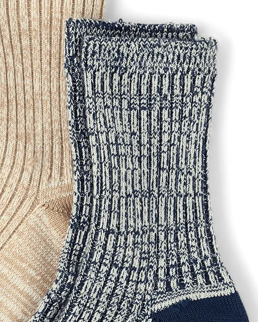 Boys Marled Crew Socks 3-Pack - Little Essentials