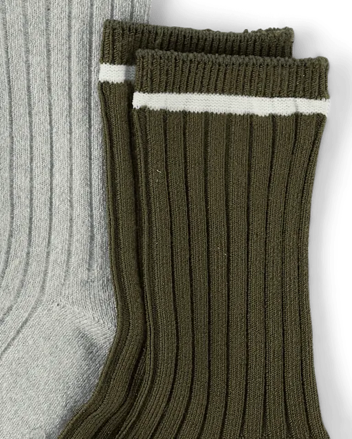 Boys Crew Socks 3-Pack - Little Essentials