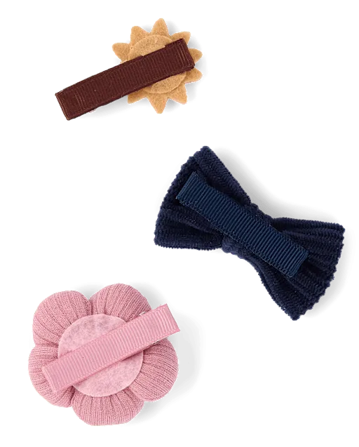 Girls Floral Hair Clip 10-Pack - The Harvest Edit