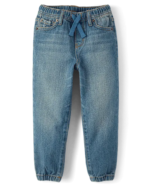 Boys Pull On Jogger Jeans - Little Essentials
