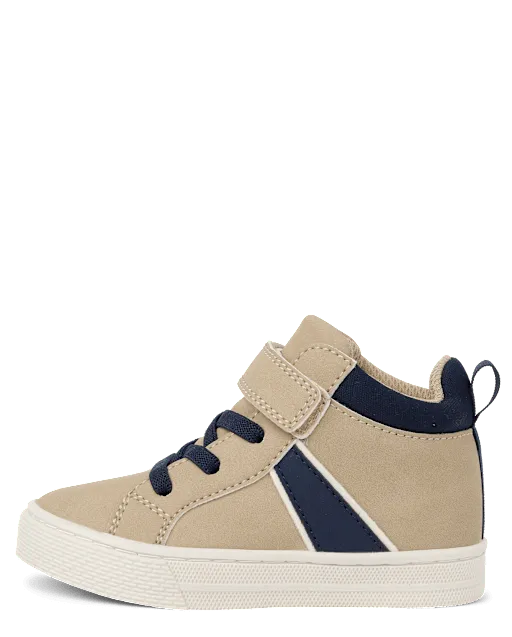 Boys Colorblock High Top Sneakers - Little Essentials