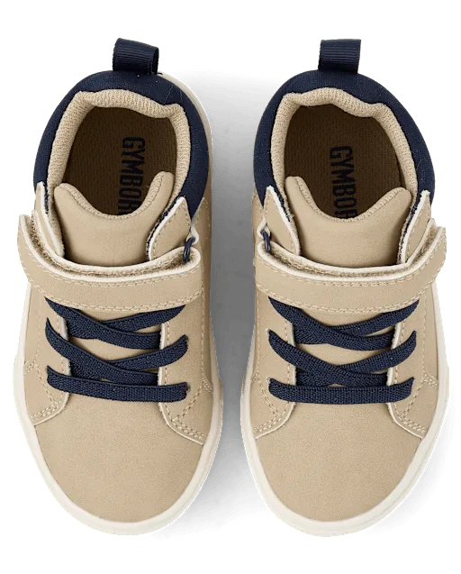 Boys Colorblock High Top Sneakers - Little Essentials