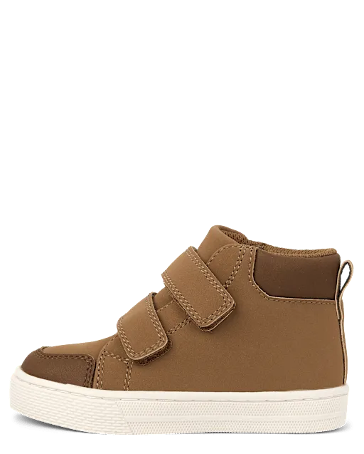 Boys Contrast Sneaker Boots - Little Essentials