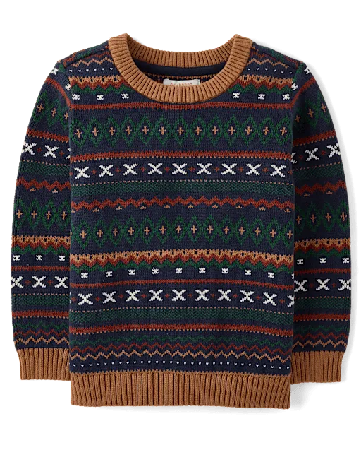 Boys Fairisle Sweater - Countryside Manor