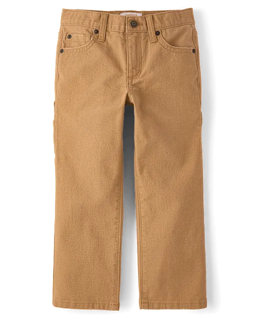 Boys Relaxed Utility Pants - Little Essentials
