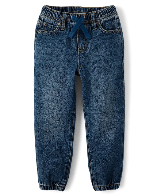 Boys Pull On Jogger Jeans - Little Essentials