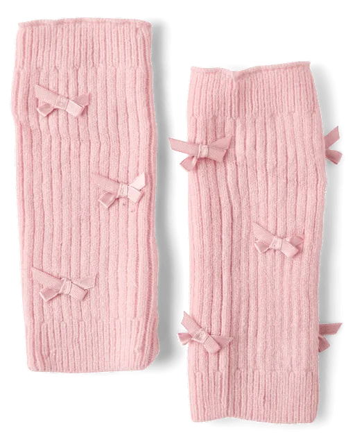 Girls Bow Leg Warmers - Le Petite Ballet