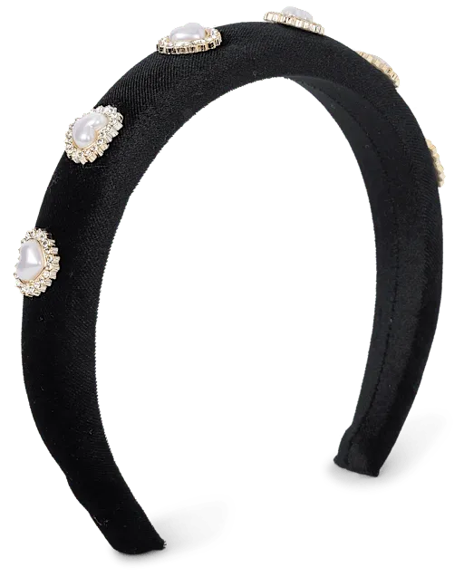 Girls Embellished Puffy Headband - Little Essentials