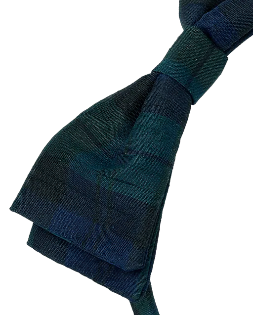 Girls Plaid Bow Headband - Tartan Remix