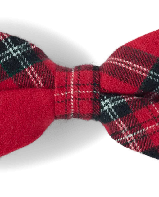 Boys Plaid Bow Tie - Tartan Remix