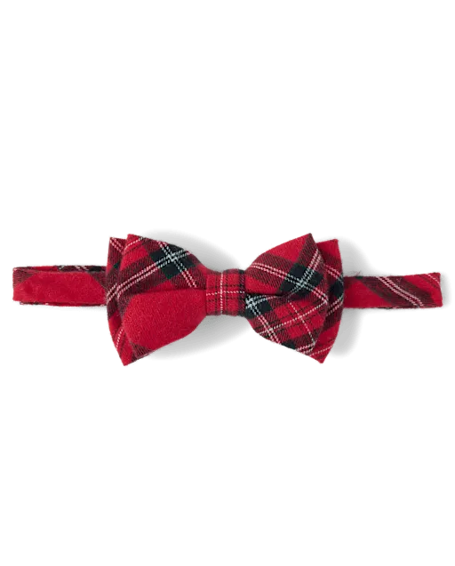 Boys Plaid Bow Tie - Tartan Remix