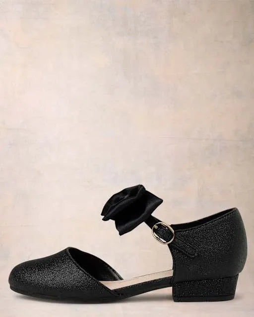 Girls Glitter Bow Block Heels - Marchesa Mini x Gymboree