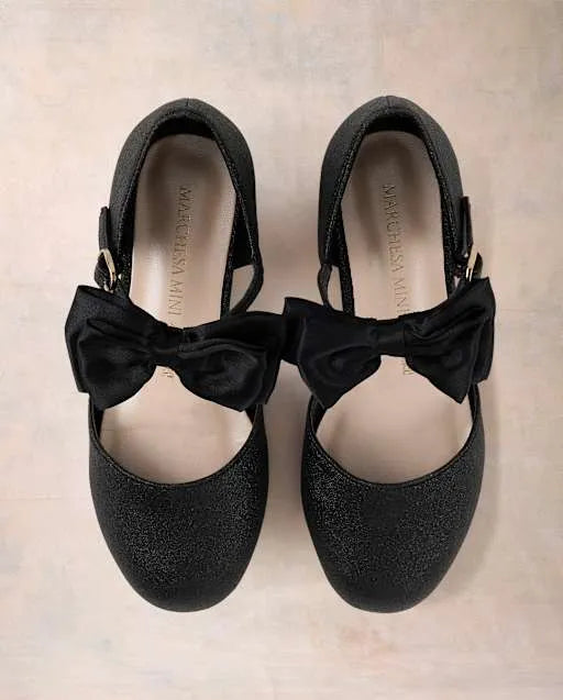 Girls Glitter Bow Block Heels - Marchesa Mini x Gymboree