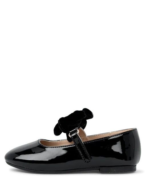 Girls Bow Ballet Flats - Little Essentials