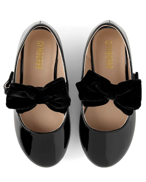 Girls Bow Ballet Flats - Little Essentials