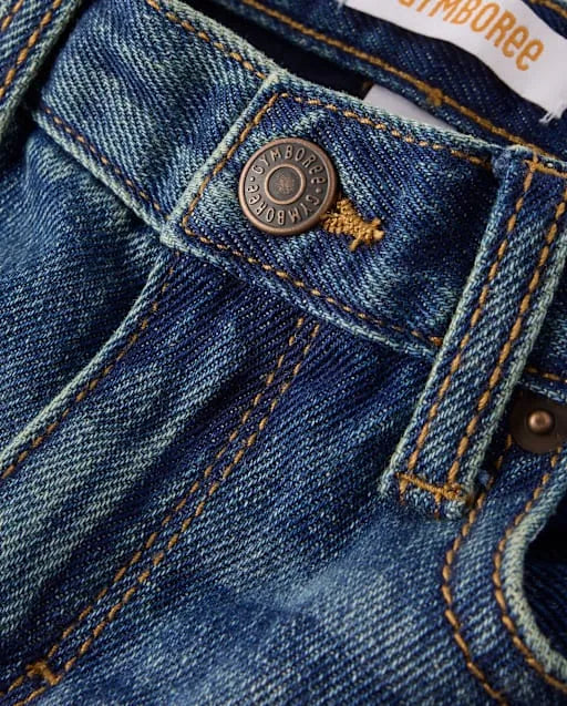 Boys Lined Straight Jeans - Little Essentials