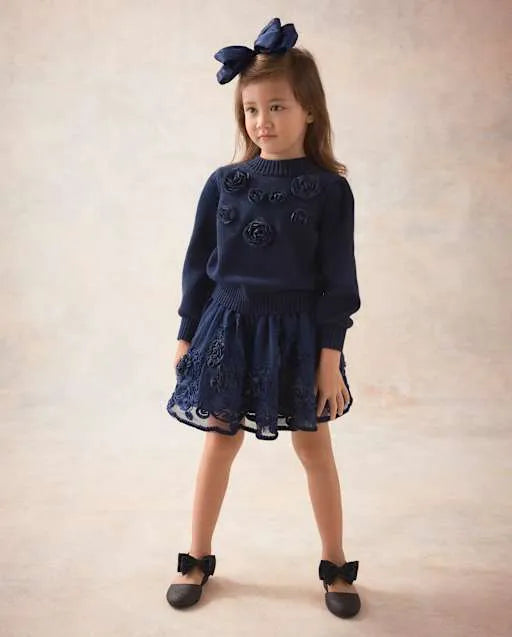 Girls Embroidered Corded Tutu Skirt - Marchesa Mini x Gymboree