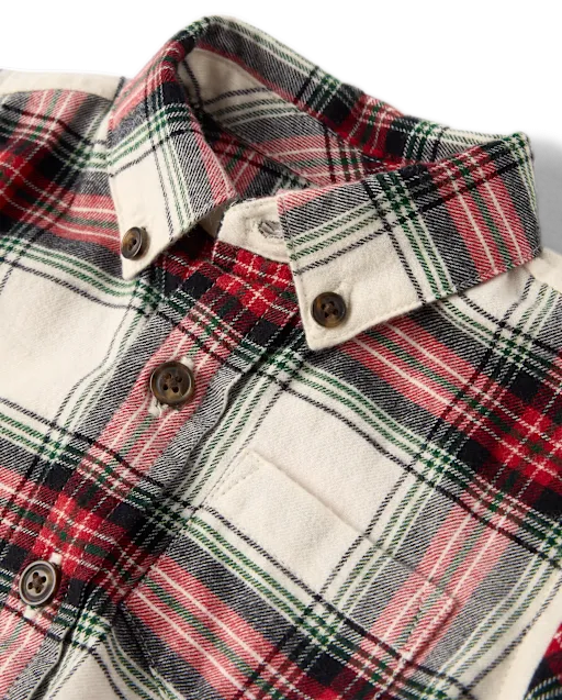 Baby Boys Plaid 2-Piece Outfit Set - Tartan Remix