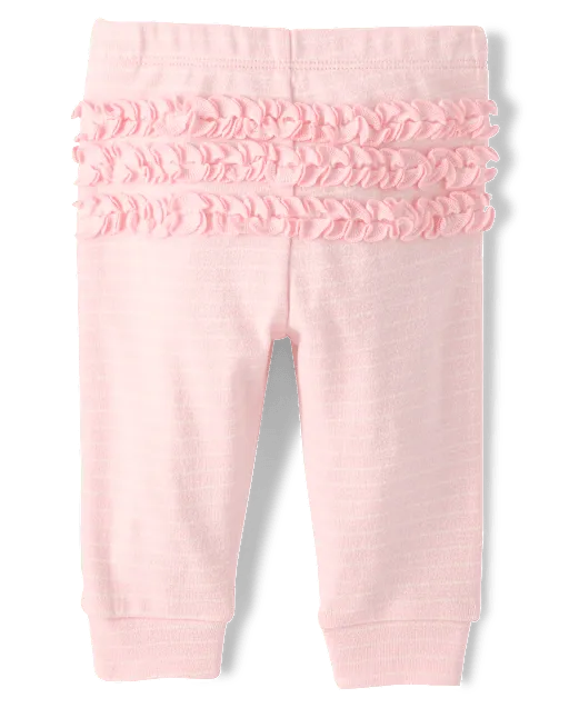 Baby Girls Snowflake Leggings 3-Pack
