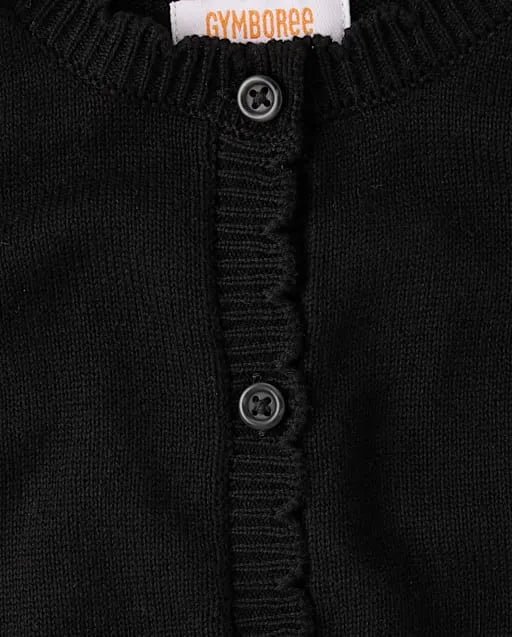Girls Scalloped Cardigan - Little Essentials