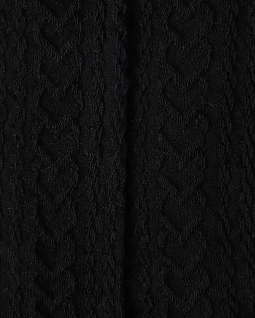 Baby Girls Heart Cable Knit Tights - Little Essentials